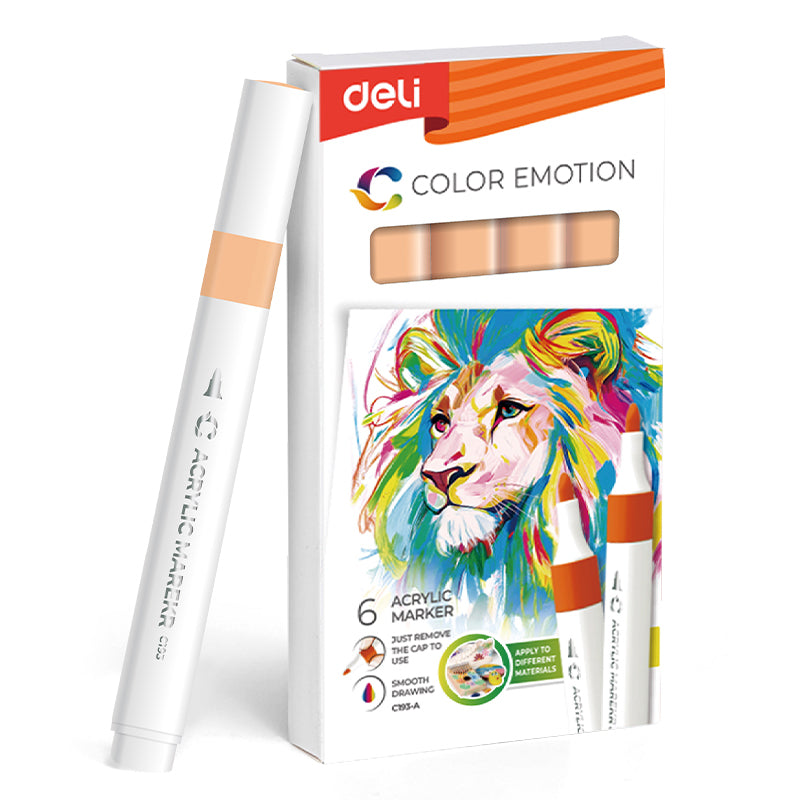MARKER ACRILIC PIERSICA COLOR EMOTION DELI MARKER ACRILIC PIERSICA COLOR EMOTION DELI